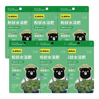 花田綠地 粉狀水溶肥 (觀葉與多肉) 100公克 X 6包 花田綠地 粉狀水溶肥 (觀葉與多肉) 100公克 X 6包