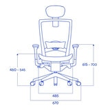 Sidiz T50 Air Light 人體工學全網辦公椅 深灰