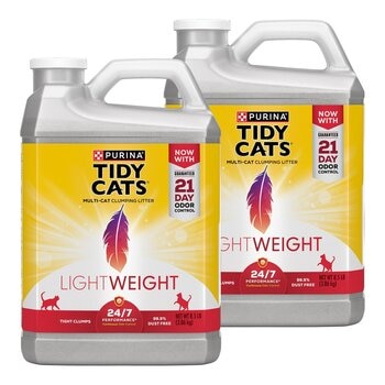 Tidy Cats 超輕量凝結型貓砂 3.86公斤 X 2罐
