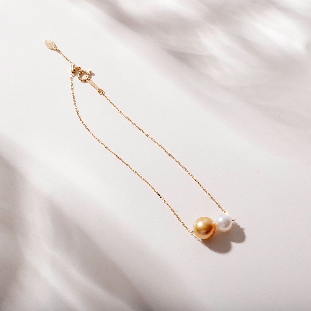 Tokyo Pearl 18K黃K金 7.0公釐 - 10公釐 Akoya & South Sea Golden 珍珠手環