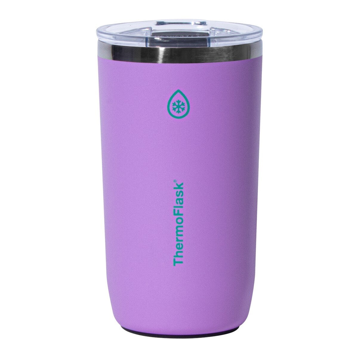Thermoflask 不鏽鋼保冷保溫馬克杯 474毫升 + 355毫升 紫 + 綠