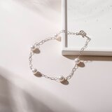 Tokyo Pearl 18K白K金 5.5公釐 - 6.0公釐 Akoya 珍珠手環