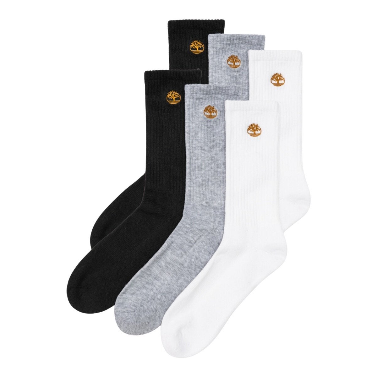 Timberland 男中筒襪 6入組 Timberland 男中筒襪 6入組