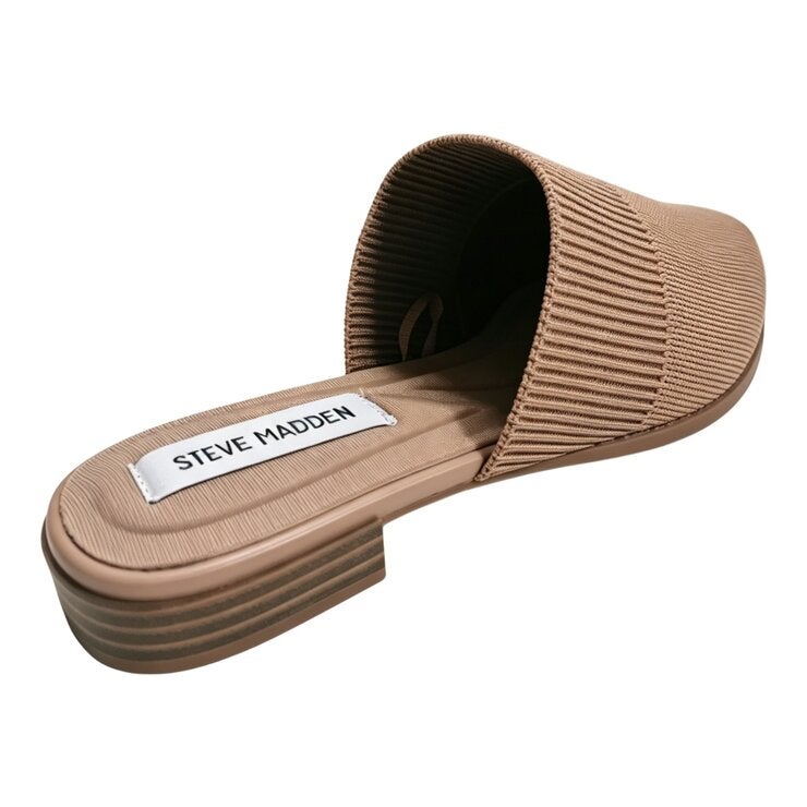 Steve Madden 女針織拖鞋 棕
