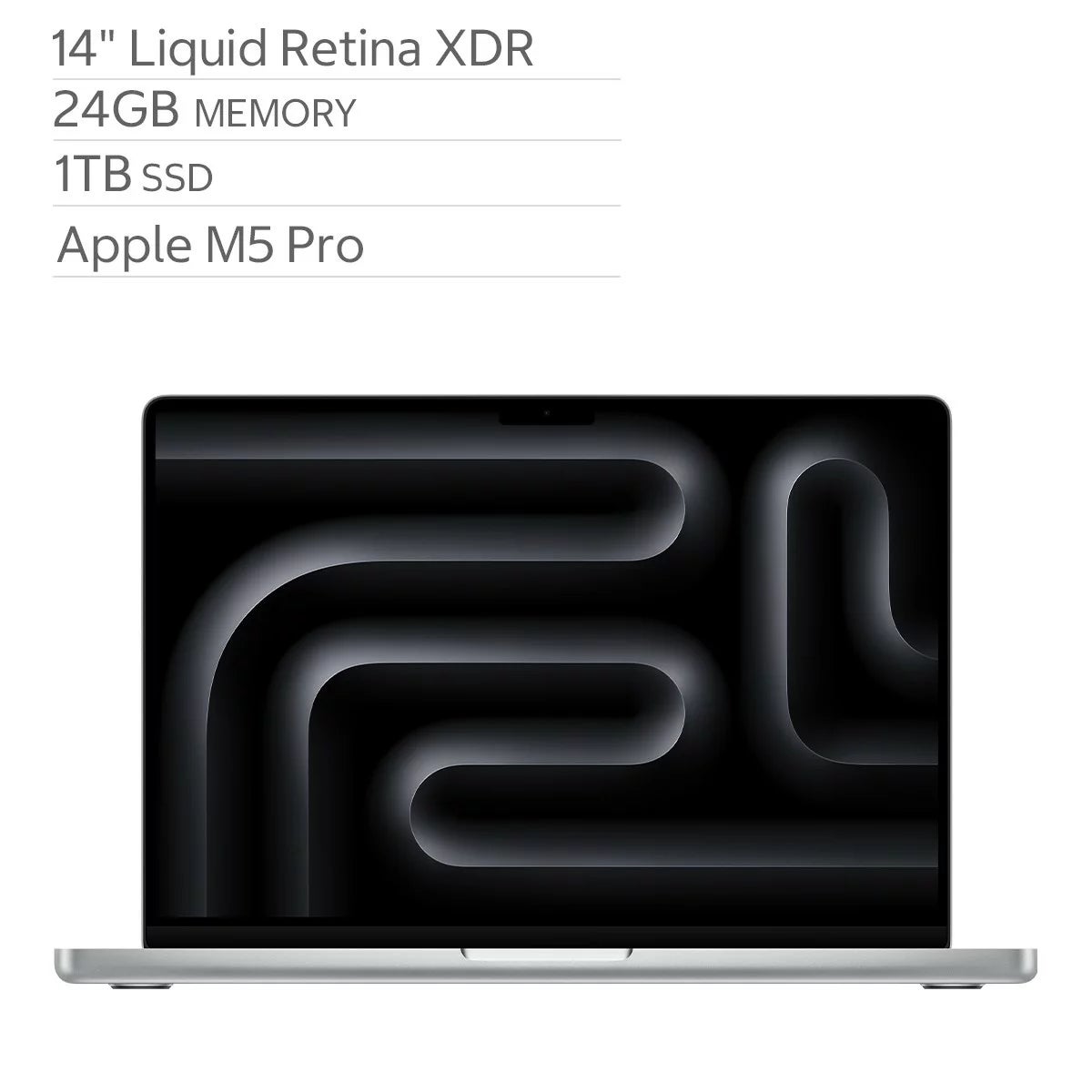 Apple MacBook Pro 14吋 搭配 M5 Pro晶片 15核心CPU 16核心GPU 24GB 1TB SSD 商品圖 1