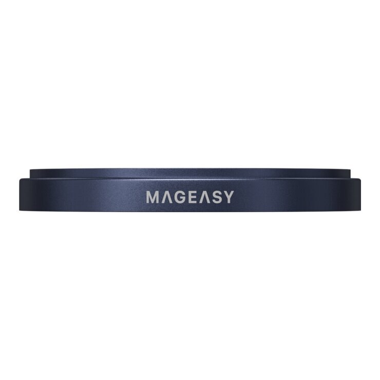 MAGEASY Odyssey Stand M 超軍規防摔磁吸支架手機殼 iPhone 17 Pro(迷霧) + 鏡頭保護貼Lenz(午夜) + Vetro 9H 鋼化玻璃保護膜