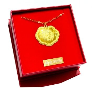 24K黃金禮盒彌月組 龍 100厘