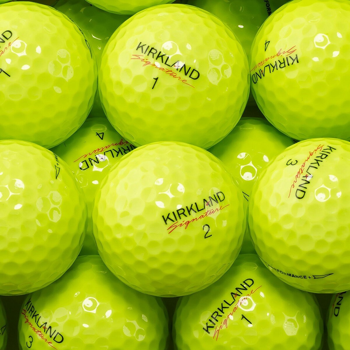 科克蘭 高爾夫三層球24入 黃球