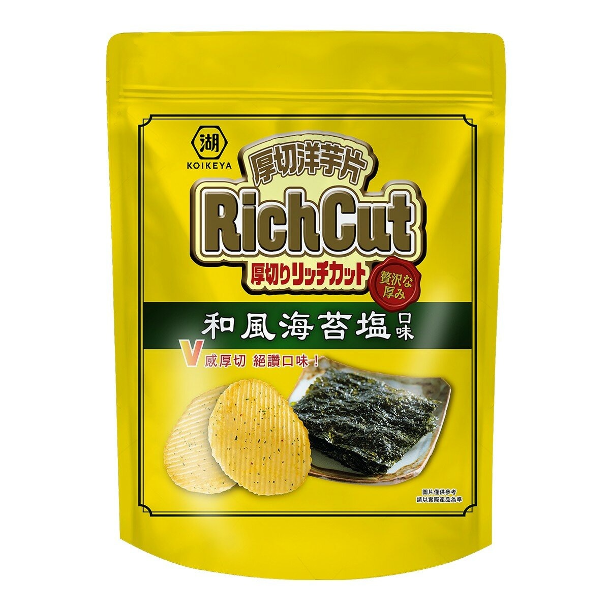 湖池屋 和風海苔鹽厚切洋芋片 550公克