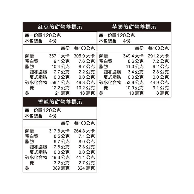 金御園 冷凍綜合煎餅 120公克 X 12入