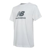 New Balance 男經典 Logo 短袖上衣 白