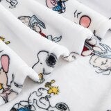 Peanuts 經典卡通舒適毯 152公分 X 177公分 白 Peanuts 經典卡通舒適毯 152公分 X 177公分 白