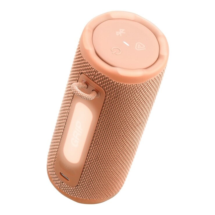 JBL Grip 可攜式防水燈光藍牙喇叭 橘色