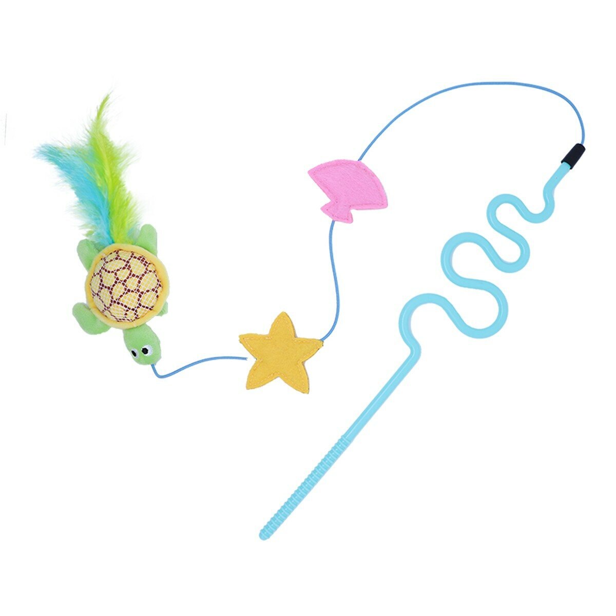 Gigwi 海洋風寵物貓玩具 4 入組 Gigwi 海洋風寵物貓玩具 4 入組