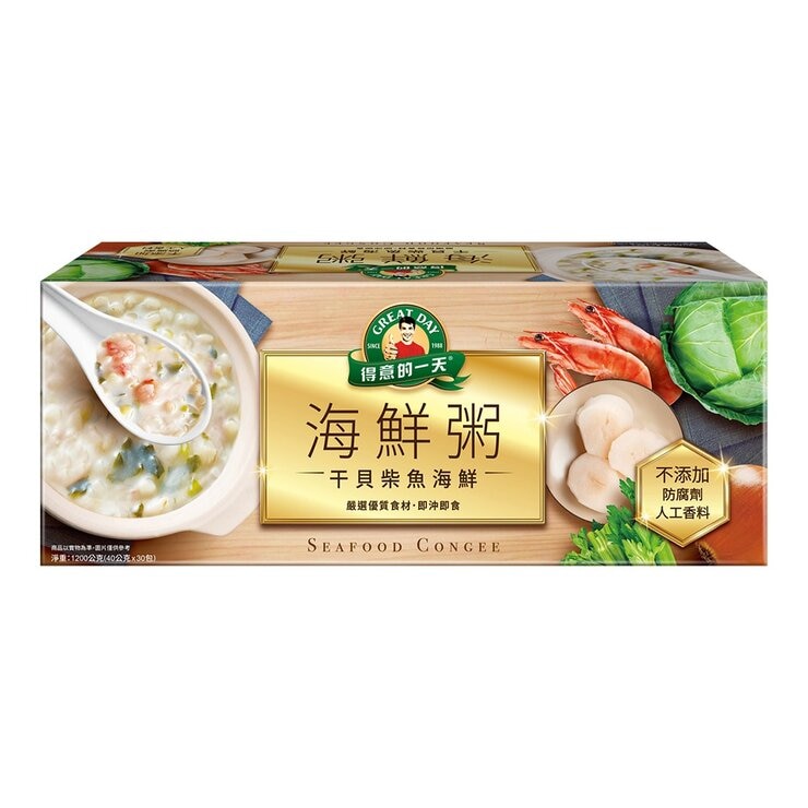 得意的一天 干貝柴魚粥 40公克 X 30包