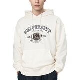 UCLA 男Logo長袖連帽上衣 米白