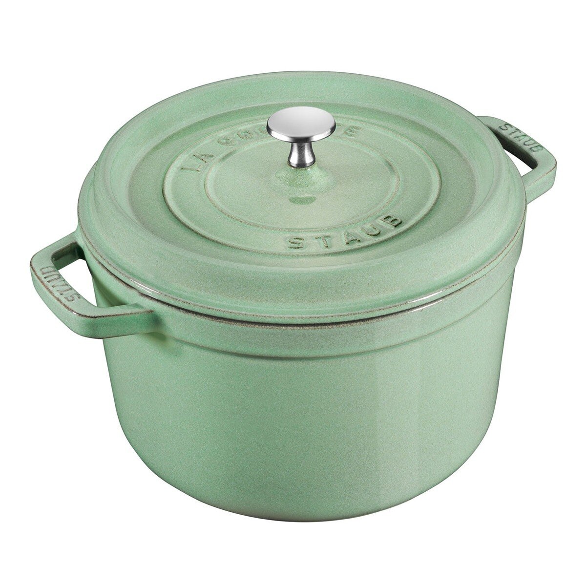 Staub 雙耳圓形鑄鐵深湯鍋 含鋼頭鍋蓋 24公分 Staub 雙耳圓形鑄鐵深湯鍋 含鋼頭鍋蓋 24公分