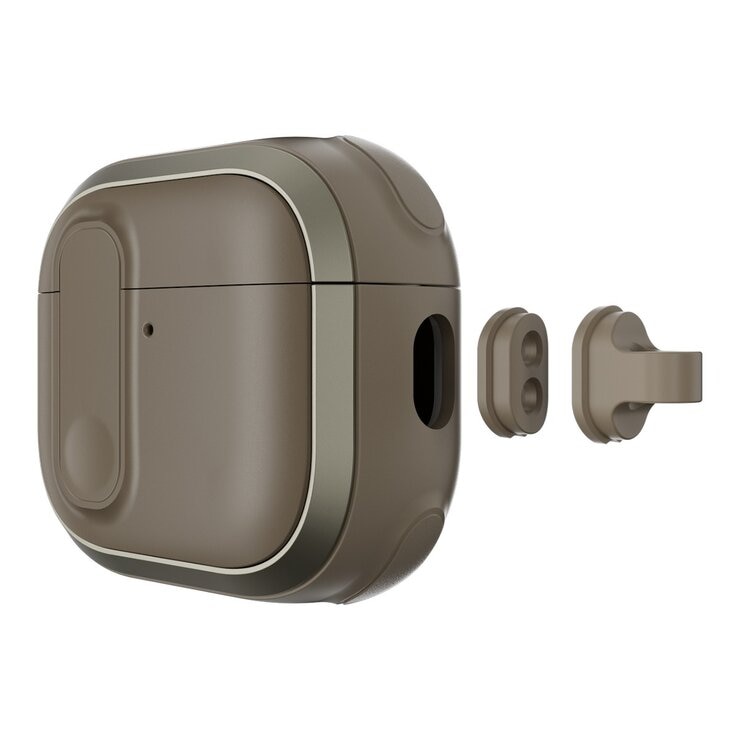 MAGEASY Odyssey 抗衝擊磁扣耳機殼 AirPods 4 金屬沙
