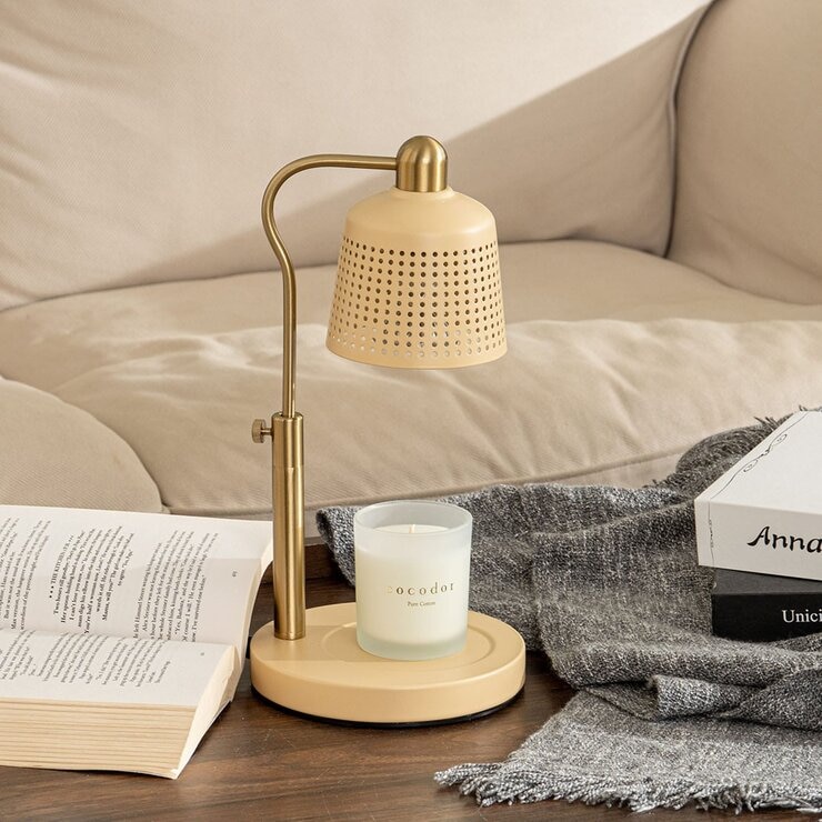 COCODOR 復古融蠟燈+大豆蠟燭 130公克 X 2入組 裸色