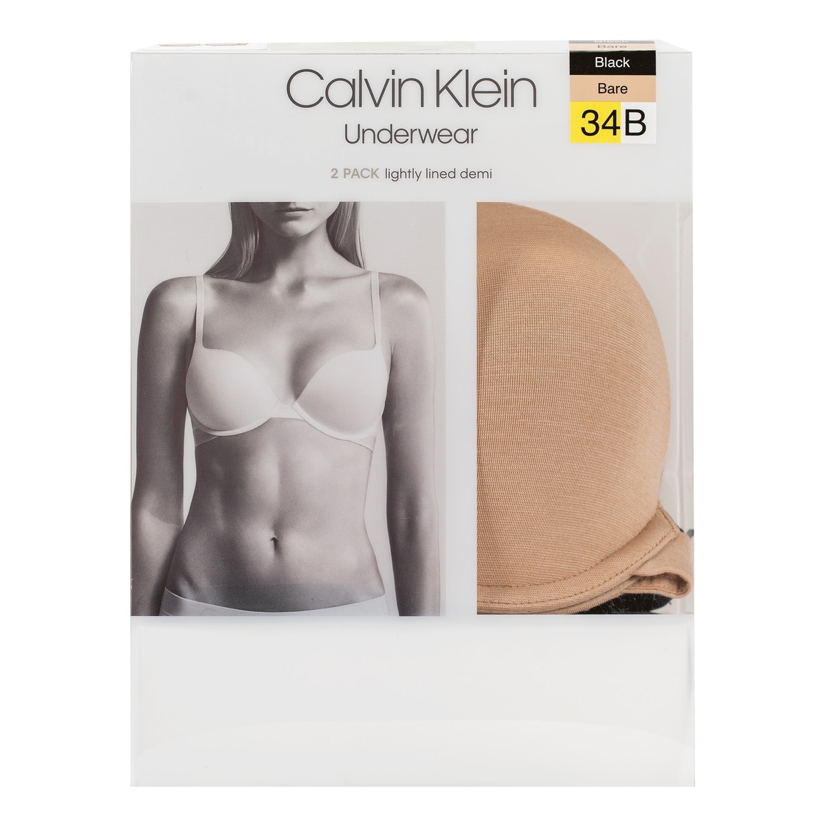 Calvin Klein 女舒適軟鋼圈內衣兩入組