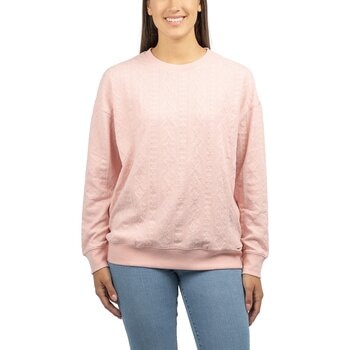 Jachs G. 女圓領長袖上衣 粉 M