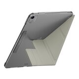 MAGEASY Facet 全方位支架透明背蓋保護套 適用於 2024 iPad Air 11吋 2025 M3 / 2024 M2 星光灰