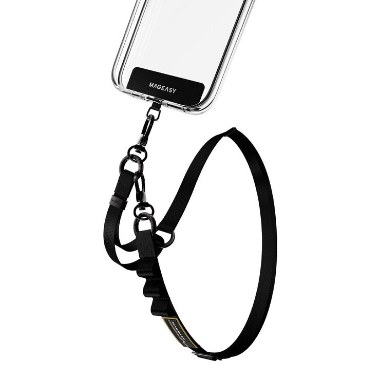 MAGEASY 2-in-1 Utility Strap 二合一掛繩 / 掛繩片組 20公釐 黑色
