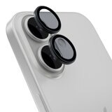 MAGEASY Bright M 不發黃軍規磁吸透明殼 iPhone 17 (白磁圈) + 鏡頭保護貼Lenz(煙霧藍) + Vetro 9H 鋼化玻璃保護膜