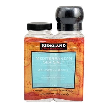 Kirkland Signature 科克蘭研磨地中海海鹽及補充瓶 737公克 Kirkland Signature 科克蘭研磨地中海海鹽及補充瓶 737公克