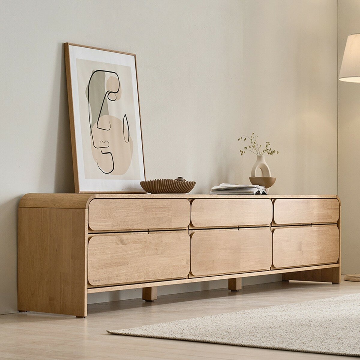 Finlandia Estante 電視櫃 橡木色