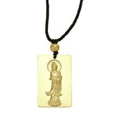 24K黃金項鍊 福慧觀音方牌 533厘