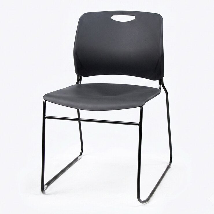 Musical Chairs Harmony 可堆疊訪客椅 2入組 黑