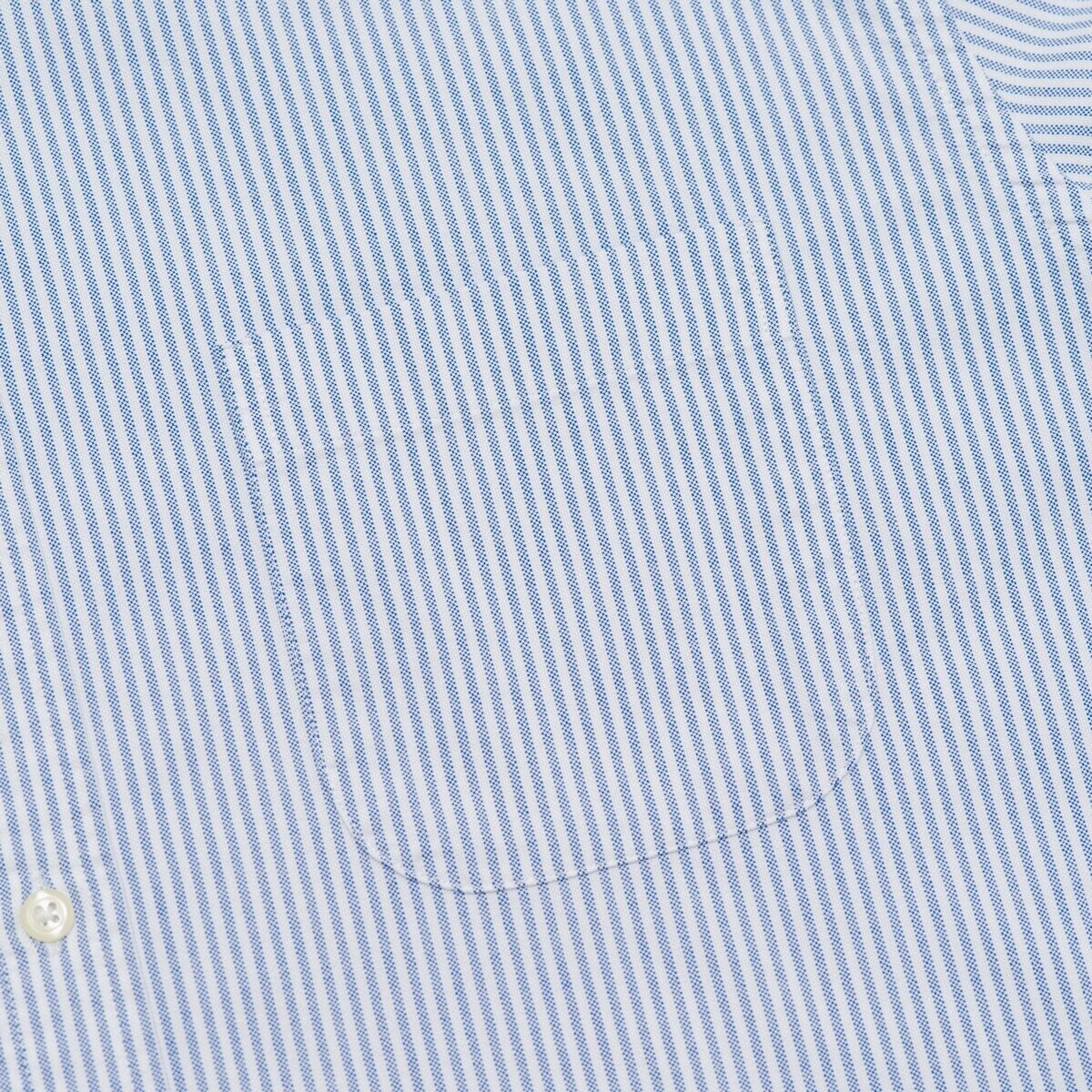 Brooks Brothers 男長袖襯衫 藍色條紋 XL