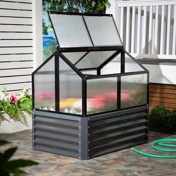 鐵製高床花園溫室