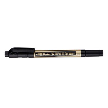 Pentel 雙頭油性筆 36支 黑色 Pentel 雙頭油性筆 36支 黑色