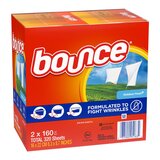 Bounce 烘衣柔軟去靜電紙 160張 X 2入