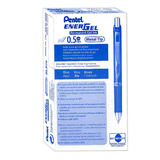 Pentel Energel 耐水極速鋼珠筆 0.5公釐 X 12支 藍