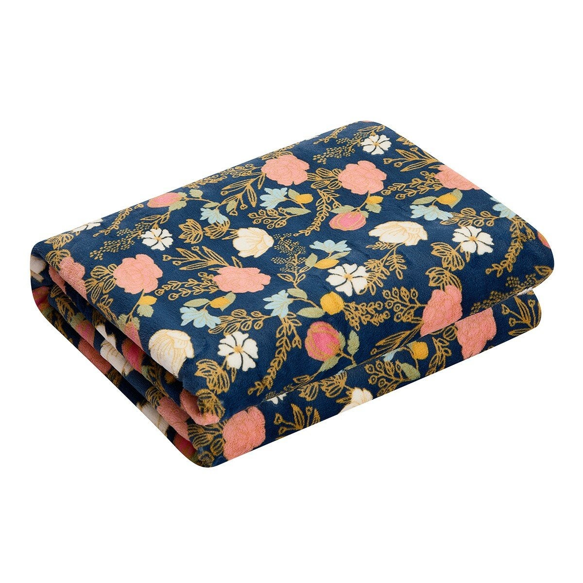 Monte & Jardin 印花舒適毯 152公分 X 177公分 花卉 Monte & Jardin 印花舒適毯 152公分 X 177公分 花卉