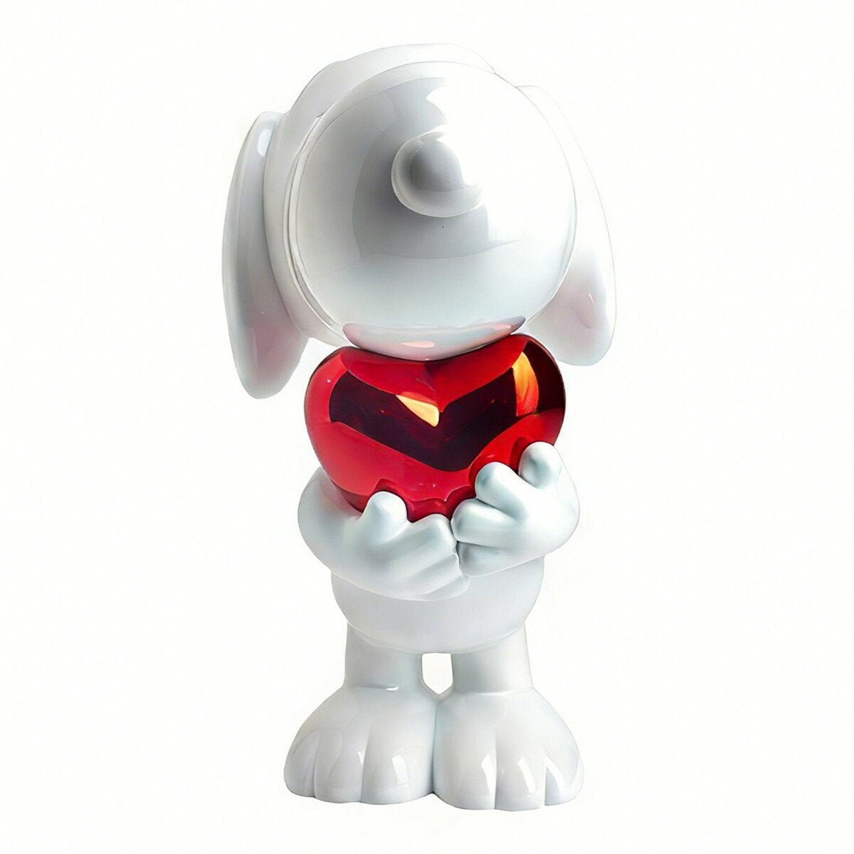 Leblon Snoopy Heart 迎賓公仔 55公分 白紅