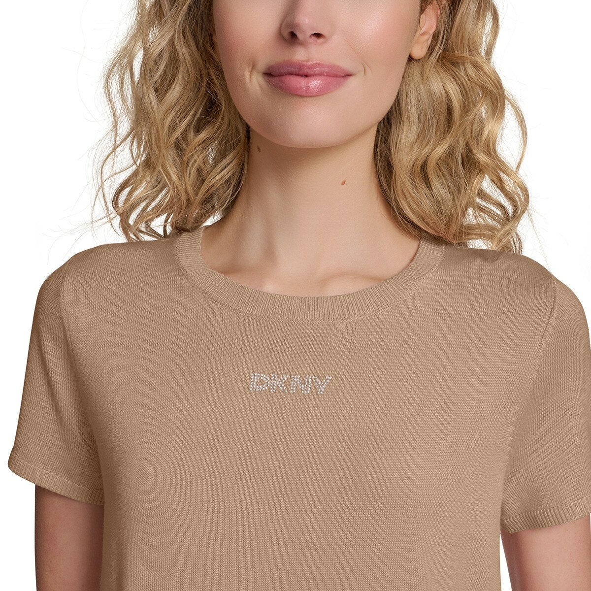 DKNY Jeans 女短袖上衣 卡其 DKNY Jeans 女短袖上衣 卡其