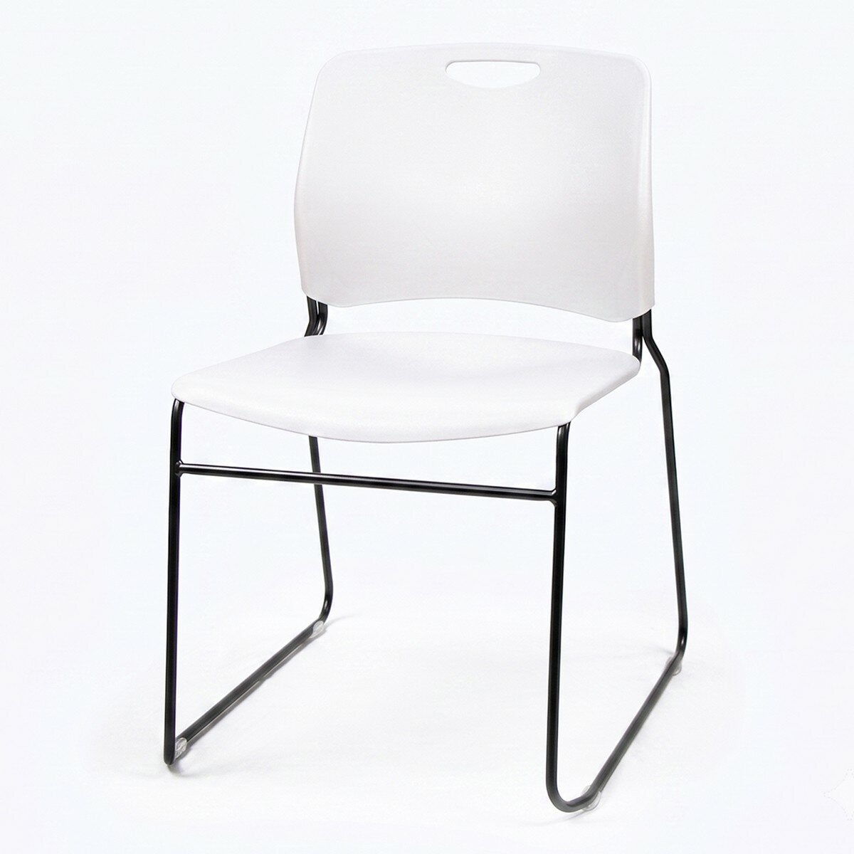 Musical Chairs Harmony 可堆疊訪客椅 2入組 白