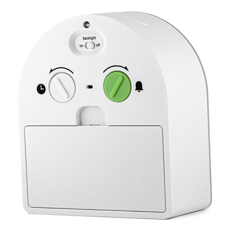 德國百靈 經典類比鬧鐘 白 #BC22W