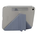 MAGEASY Facet 全方位支架透明背蓋保護套 iPad mini 7 2024 / A17 Pro / iPad mini 6 2021 阿拉斯加藍
