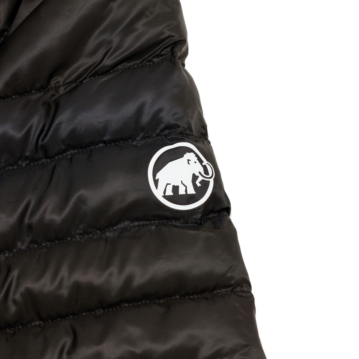 MAMMUT 男防潑水連帽化纖外套 黑