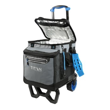Titan 60罐裝 軟式摺疊冰桶/含手推車 Titan 60罐裝 軟式摺疊冰桶/含手推車
