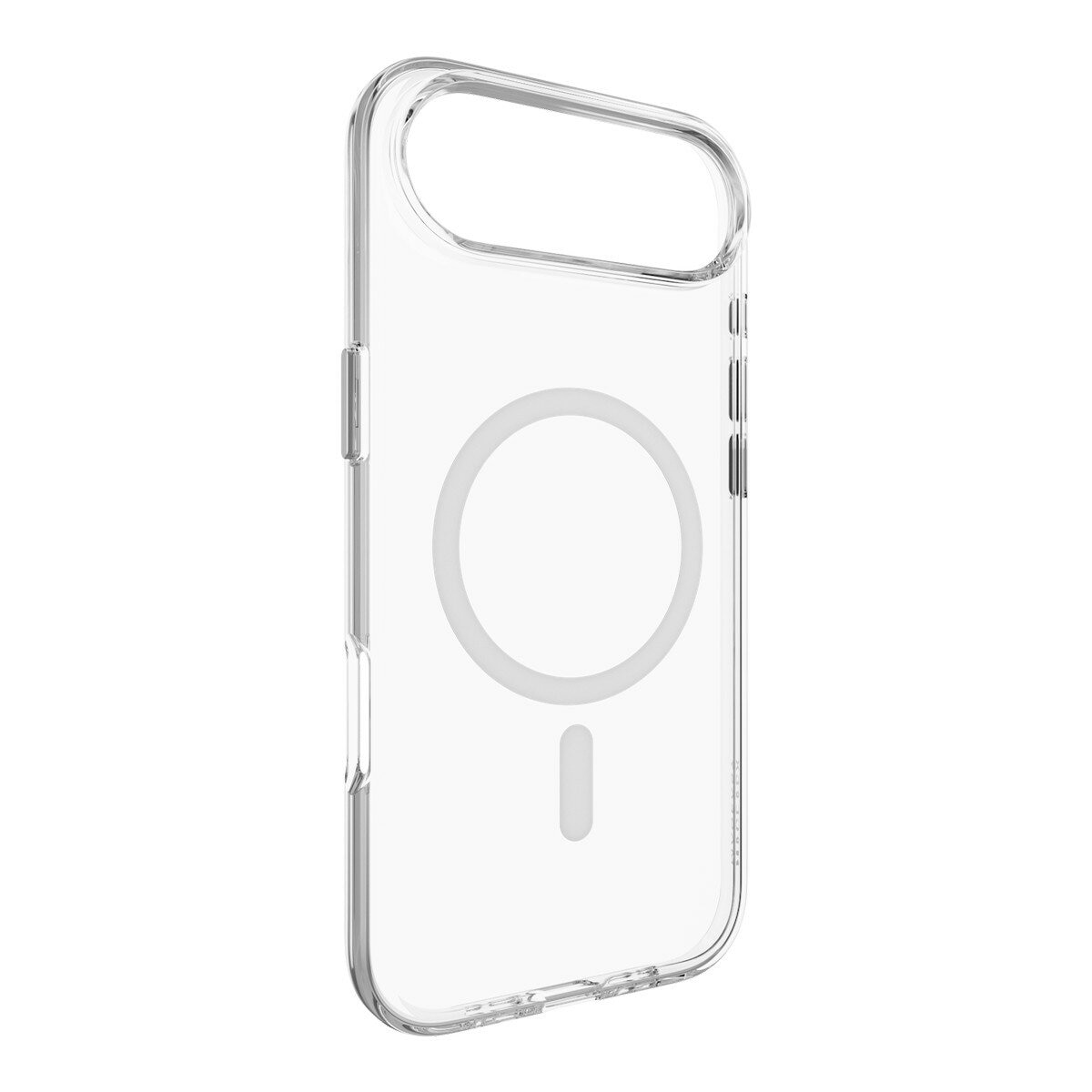 MAGEASY Bright M 不發黃軍規磁吸透明殼 iPhone Air (白磁圈) + 鏡頭保護貼Lenz(沙漠) + Vetro 9H 鋼化玻璃保護膜
