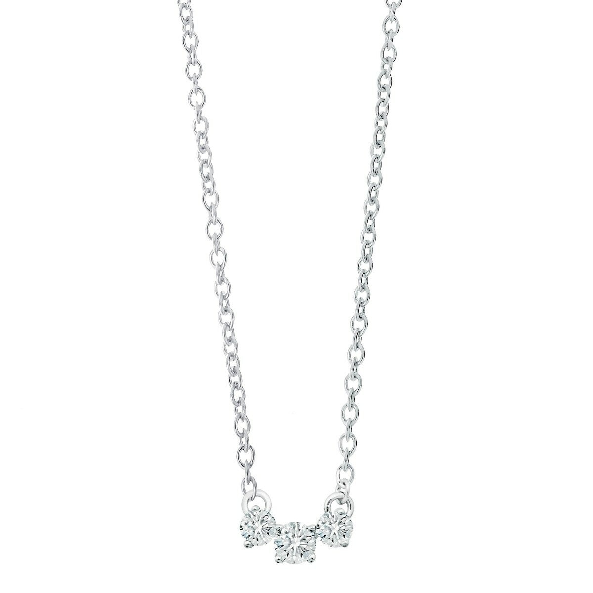 0.15克拉 圓形鑽石手鍊 VS2/I