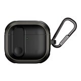 MAGEASY Odyssey 抗衝擊磁扣耳機殼 AirPods 4 金屬黑