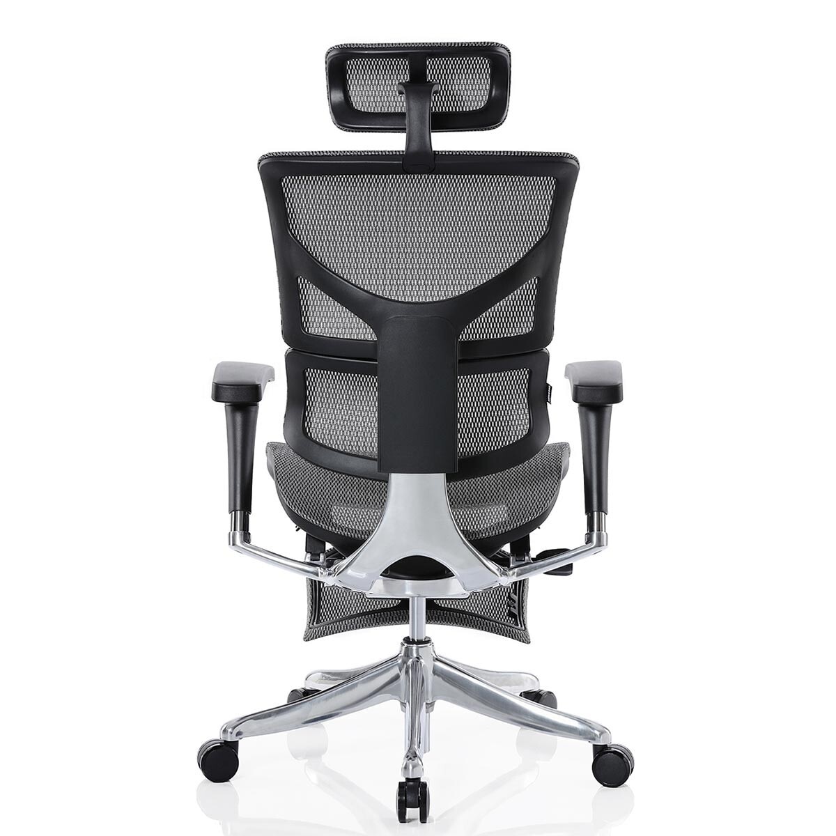 Ergoking 全功能加大網布人體工學椅附腳凳 171-Pro Plus系列 灰
