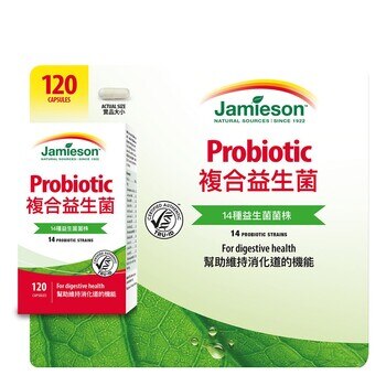 Jamieson 複合益生菌膠囊 120粒 Jamieson 複合益生菌膠囊 120粒